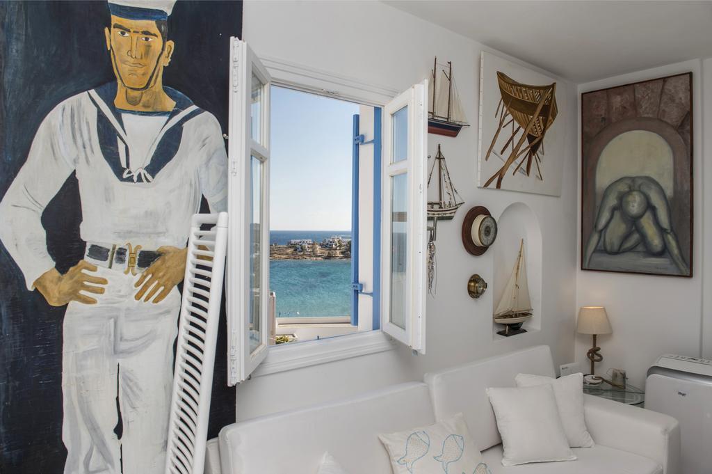 Aiolos Home With Private Veranda And Amazing Sea Views, Paros Piso Livadi Exterior photo