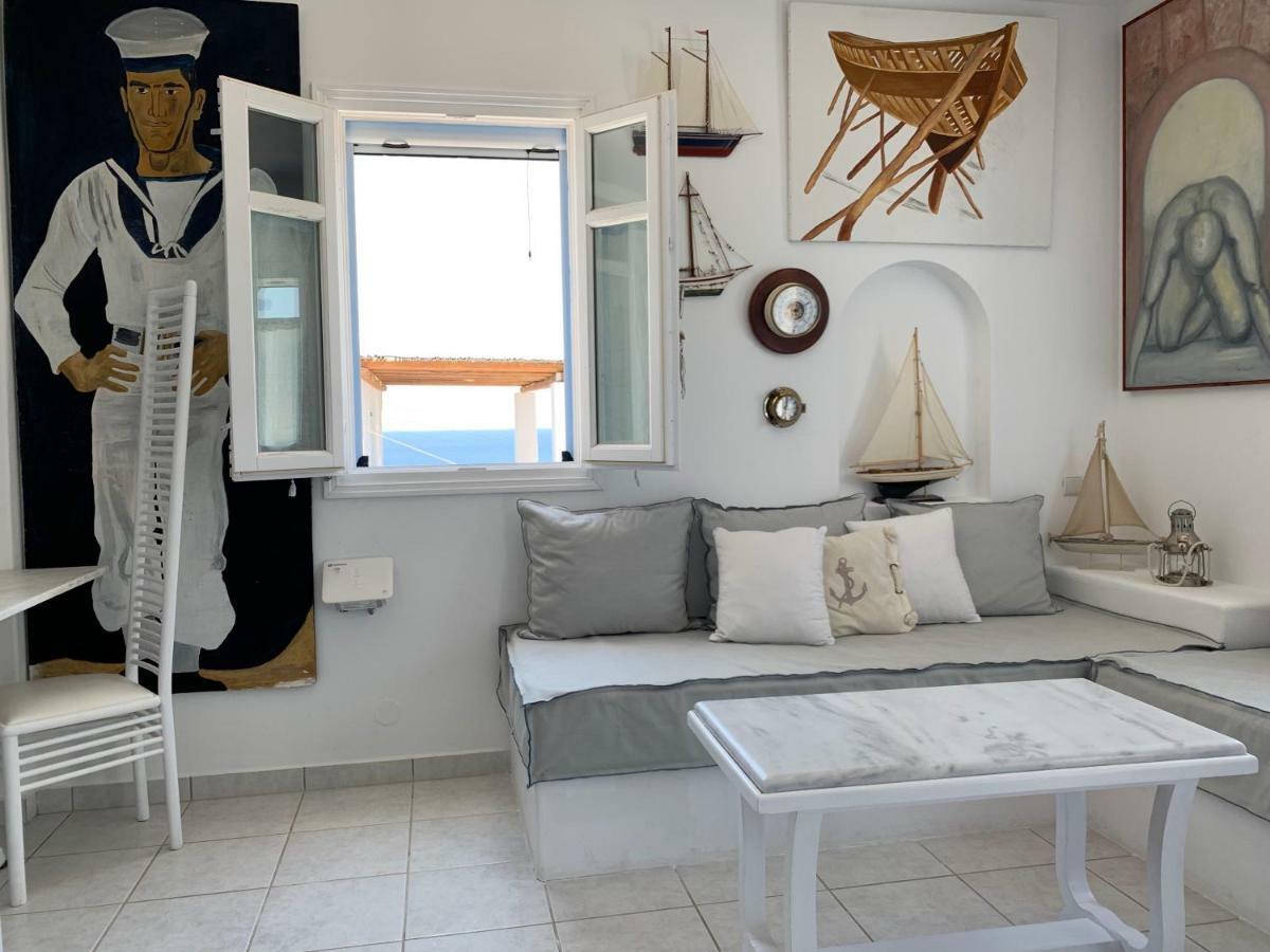 Aiolos Home With Private Veranda And Amazing Sea Views, Paros Piso Livadi Exterior photo