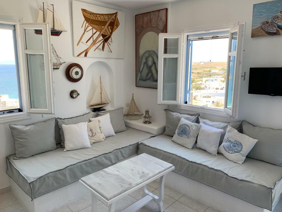 Aiolos Home With Private Veranda And Amazing Sea Views, Paros Piso Livadi Exterior photo